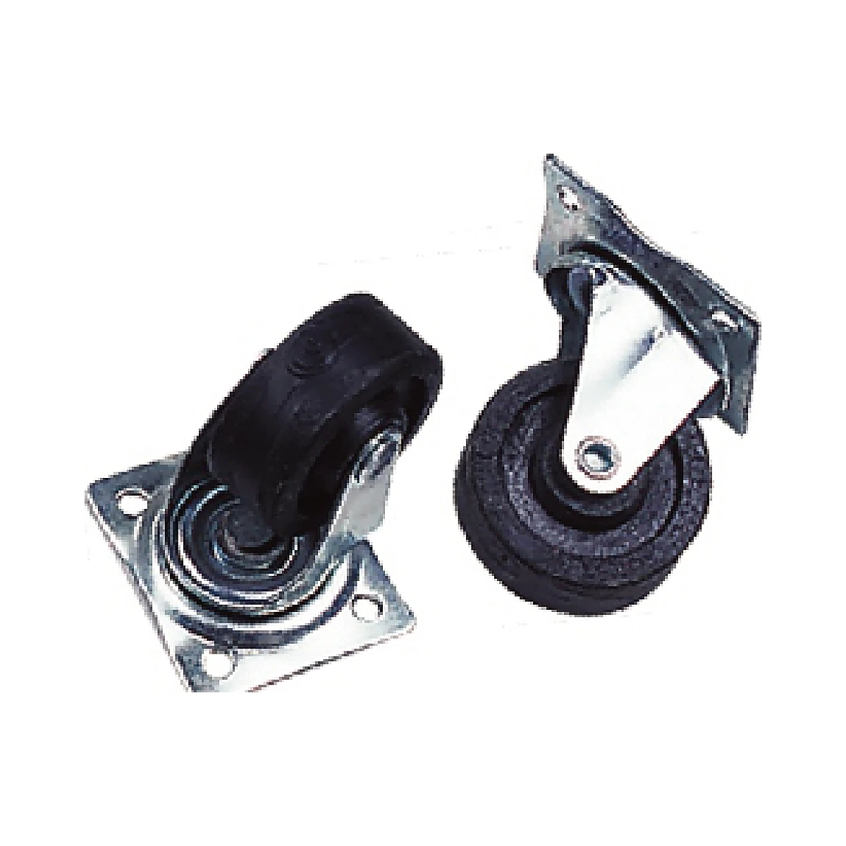CW-04 Rubber foot wheel astors-Rouc Roilen-Wvielen TEOCTEE — Castors & Wheels by Zhenkai Tools