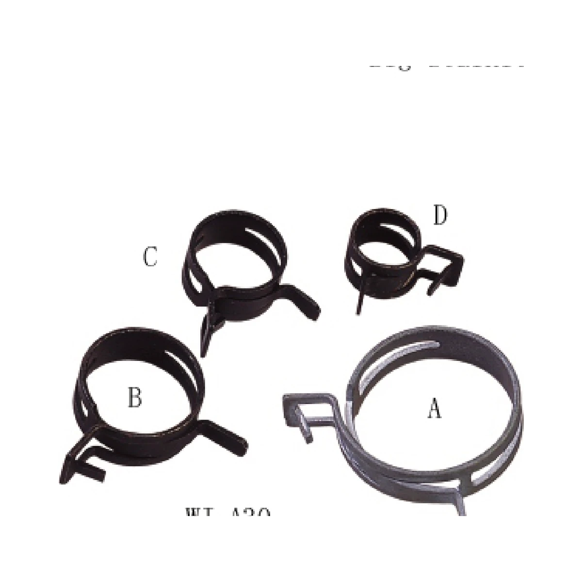 HC-21 H7B Car pipe clamp — Hose Clamps by Zhenkai Tools